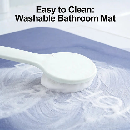 3‑Piece Bathroom Toilet Mat Set, Fast‑Drying Absorbent Floor Rug, Rubber Non‑Slip Backing, Multi‑Purpose Bath Mat for Bathroom, Vanity Sink, Toilet Area, Kitchen, Living Room, Bathtub Side & Laundry Room, Home Bathroom Decor